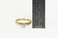 Load image into Gallery viewer, 14K 0.35 Ct Princess Cut Diamond Engagement Ring Yellow Gold