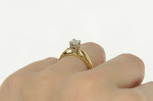 Load image into Gallery viewer, 14K 0.35 Ct Princess Cut Diamond Engagement Ring Yellow Gold