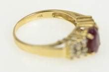 Load image into Gallery viewer, 14K 1.70 Ctw LeVian Ruby Diamond Engagement Ring Yellow Gold