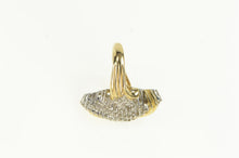 Load image into Gallery viewer, 14K 2.00 Ctw Diamond Wavy Cluster Freeform Ring Yellow Gold