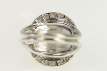 Load image into Gallery viewer, 18K Ornate Diamond Halo Textured Statement Ring Yellow Gold
