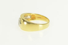 Load image into Gallery viewer, 18K 0.36 Ct Princess Cut Diamond Men&#39;s Wedding Ring Yellow Gold