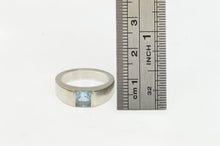 Load image into Gallery viewer, 18K Cartier Aquamarine Tank Designer Statement Ring Yellow Gold