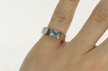 Load image into Gallery viewer, 18K Cartier Aquamarine Tank Designer Statement Ring Yellow Gold