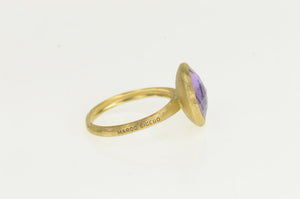 18K Marco Bicego Jaipur Amethyst Stackable Ring Yellow Gold