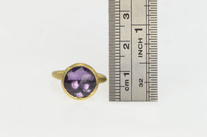 18K Marco Bicego Jaipur Amethyst Stackable Ring Yellow Gold