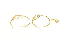 Load image into Gallery viewer, 18K Marco Bicego Jaipur Citrine Amethyst Hoop Earrings Yellow Gold