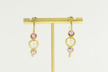 Load image into Gallery viewer, 18K Marco Bicego Jaipur Citrine Amethyst Hoop Earrings Yellow Gold