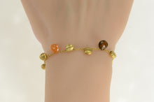 Load image into Gallery viewer, 18K Marco Bicego Tear Drop Quartz Citrine Bracelet 7&quot; Yellow Gold