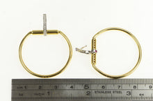 Load image into Gallery viewer, 18K Roberto Coin Classica Parisienne Diamond Earrings Yellow Gold