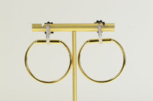 Load image into Gallery viewer, 18K Roberto Coin Classica Parisienne Diamond Earrings Yellow Gold