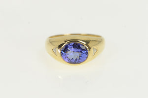 14K 1.40 Ctw Ben Kho Tanzanite Diamond Ring Yellow Gold