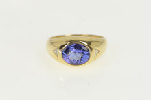 Load image into Gallery viewer, 14K 1.40 Ctw Ben Kho Tanzanite Diamond Ring Yellow Gold