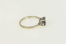 Load image into Gallery viewer, 14K 1.35 Ctw Natural Sapphire Diamond Engagement Ring White Gold