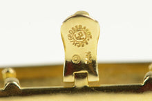 Load image into Gallery viewer, 14K Asch Grossbardt Diamond Woven Onyx Inlay Pendant Yellow Gold