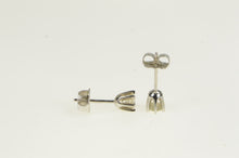 Load image into Gallery viewer, 14K 0.43 Ctw Diamond Solitaire Vintage Stud Earrings White Gold