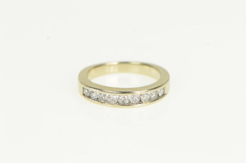 14K 0.25 Ctw Diamond Classic Wedding Band Ring White Gold