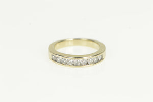 14K 0.25 Ctw Diamond Classic Wedding Band Ring White Gold