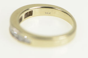 14K 0.25 Ctw Diamond Classic Wedding Band Ring White Gold