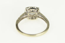 Load image into Gallery viewer, 14K 1.81 Ctw Cushion Diamond Halo Engagement Ring White Gold