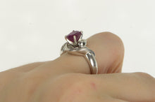 Load image into Gallery viewer, 18K 2.60 Ctw Natural Ruby Baguette F, VS Diamond Ring White Gold