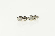 Load image into Gallery viewer, 10K 0.30 Ctw Diamond Classic Simple Stud Earrings White Gold