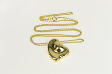 Load image into Gallery viewer, 18K Tiffany &amp; Co Elsa Peretti Heart Chain Necklace 24&quot; Yellow Gold