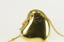 Load image into Gallery viewer, 18K Tiffany &amp; Co Elsa Peretti Heart Chain Necklace 24&quot; Yellow Gold