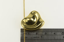 Load image into Gallery viewer, 18K Tiffany &amp; Co Elsa Peretti Heart Chain Necklace 24&quot; Yellow Gold