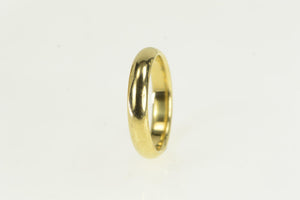 18K 4.6mm Tiffany & Co Wedding Band Ring Yellow Gold