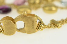 Load image into Gallery viewer, 18K Marco Bicego Mixed Stone &amp; Tear Drop Bracelet 6.5&quot; Yellow Gold