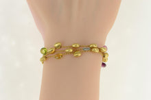 Load image into Gallery viewer, 18K Marco Bicego Mixed Stone &amp; Tear Drop Bracelet 6.5&quot; Yellow Gold