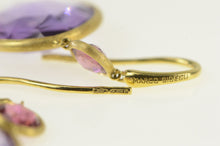 Load image into Gallery viewer, 18K Marco Bicego Jaipur Amethyst Dangle Earrings Yellow Gold