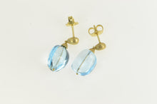 Load image into Gallery viewer, 18K Marco Bicego Blue Topaz Dangle Earrings Yellow Gold