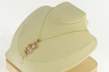 Load image into Gallery viewer, 18K Marco Bicego Rose Quartz Tassel Drop Pendant Yellow Gold