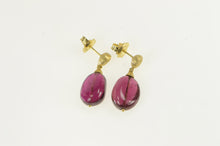 Load image into Gallery viewer, 18K Marco Bicego Jaipur Purple Tourmaline Earrings Yellow Gold