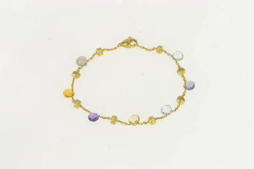18K Marco Bicego Paradise Designer Chain Bracelet 6.5