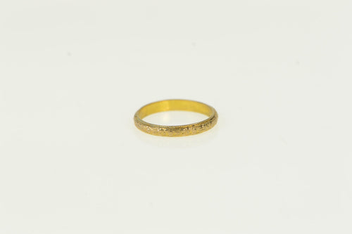 10K 1.8mm Victorian Blossom Child's Baby Ring Yellow Gold