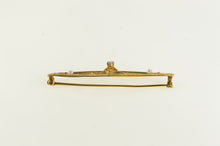 Load image into Gallery viewer, 10K Ornate Diamond Seed Pearl Statement Pin/Brooch Yellow Gold