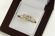 Load image into Gallery viewer, 14K 0.40 Ctw 40s OMC Diamond Engagement Ring Yellow Gold