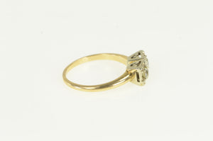 14K 0.40 Ctw 40s OMC Diamond Engagement Ring Yellow Gold