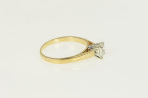 14K 1.03 Ct Princess Diamond Engagement Ring Yellow Gold