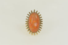 Load image into Gallery viewer, 14K 21.50 Ct Mexican Fire Opal Cocktail Ring Yellow Gold