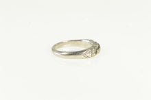 Load image into Gallery viewer, Platinum Art Deco Orange Blossom Wedding Band Ring