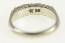 Load image into Gallery viewer, Platinum Art Deco Orange Blossom Wedding Band Ring
