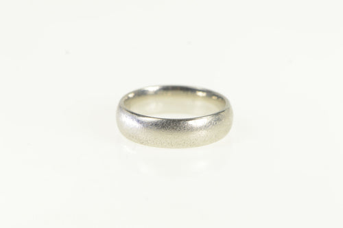 Platinum 5.0mm Vintage Classic Wedding Band Ring