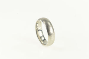 Platinum 5.0mm Vintage Classic Wedding Band Ring