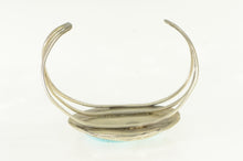 Load image into Gallery viewer, Sterling Silver Southwestern Turquoise Ornate Cuff Bracelet 6.75&quot;