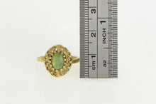 Load image into Gallery viewer, 14K Retro Ornate Opal Doublet Statement Ring Yellow Gold