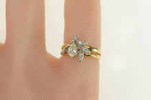 Load image into Gallery viewer, 14K 0.40 Ctw Pear Diamond Bridal Engagement Ring Yellow Gold